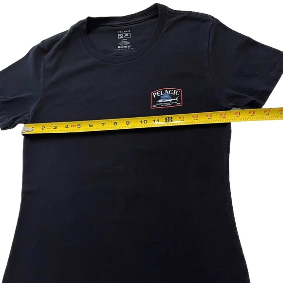 Pelagic T-Shirt Women’s S Game Fish Premium Tee Sailfish Black Top 100% Cotton - Picture 6 of 8
